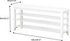 Shoe Bench Storage Rubberwood with Leather Cushion for Entryway Bench Ideal for Hallways Shoe Rack Front Doors Entrances Mudrooms Featuring 3 Height-Adjustable and Removable Shelves
