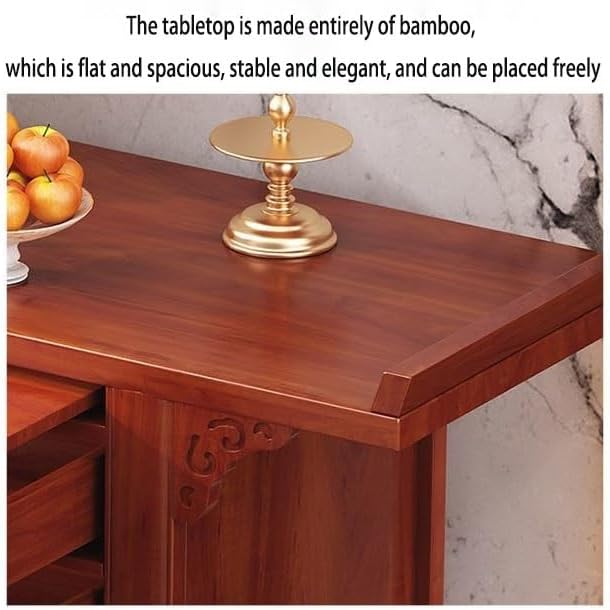 Altar Table,Buddhist Altar Cabinet,Bamboo Shrine Table, Alter Tables for Spir...