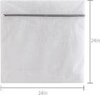 Lingerie bags for laundry(3Pcs,24 X 24inch),large mesh laundry bags,Delicates Bags for Washing Machine