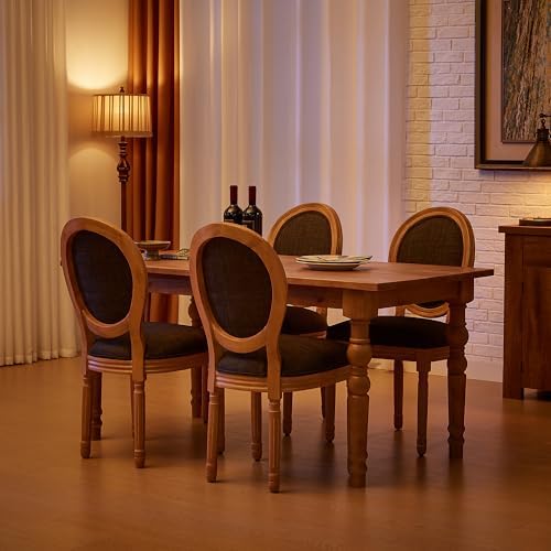 French Country Dining Chairs, Upholstered Dining Chairs Set of 4