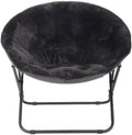 Saucer Chair for Kids and Teens in Black Color (Black)