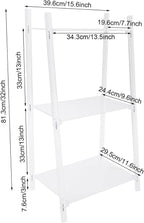 3-Tier Acrylic Ladder Bookshelf, Floor-Standing Clear Display Shelf for Books Decorations Multipurpose Storage Rack for Living Room Study Room Office