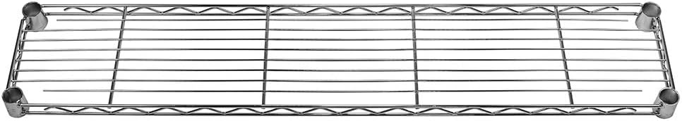 Shelving Inc. 8" d x 42" w Chrome Wire Shelving with 1 Tier Shelf, Weight Capacity 800lbs Per Shelf