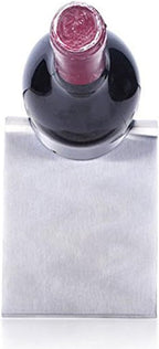 Stainless Steel Wine Rack Single Wine Bottle Holder Rack Display (Silver)