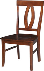 International Concepts Cosmo Verona Chairs, Set of 2, Espresso