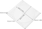 20pcs 8cm CD Jewel Case: Clear Plastic Mini CD Storage Box - Slim Protective Holder for 3-Inch Audio Discs Data Mini DVD Storage