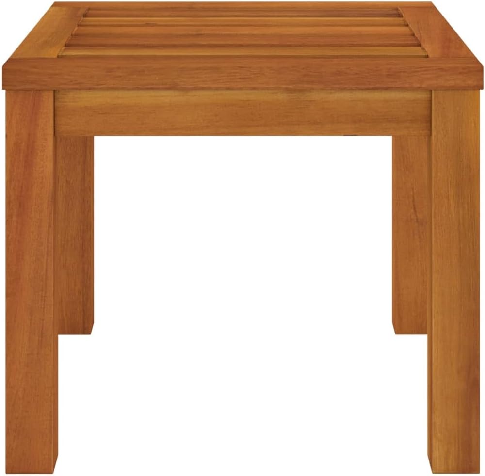 Patio Stools with Cushions 2 pcs 15.7"x15.7"x16.5" Solid Acaci...