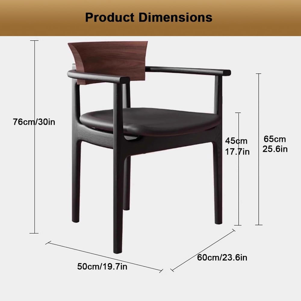 Etlegor Modern Leather Dining Chairs, Mid-Century Minimalist Breakfast Chairs...