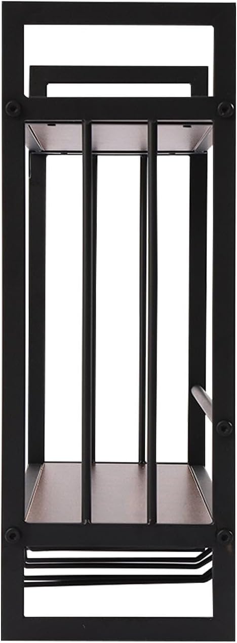LED Wine Rack Wall Mounted, Wine Bottle Rack, 23.6In Metal Hanging Wine Holde...