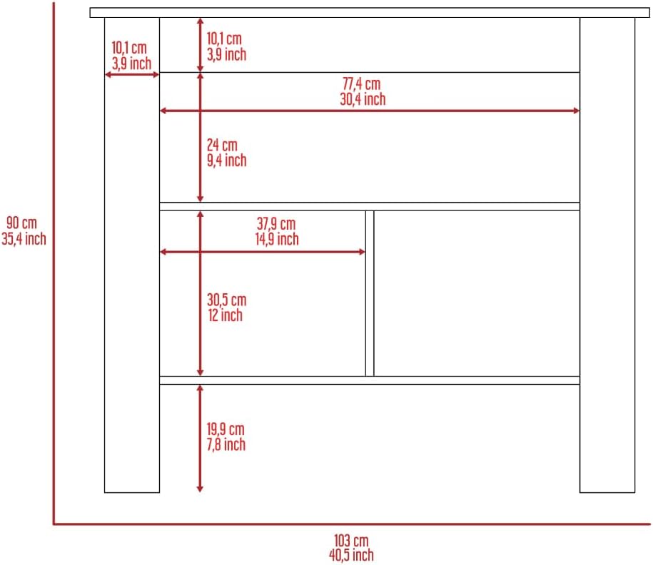 10-Shelf Kitchen Set with Island and Foldable Table | Includes 10 shelves for...
