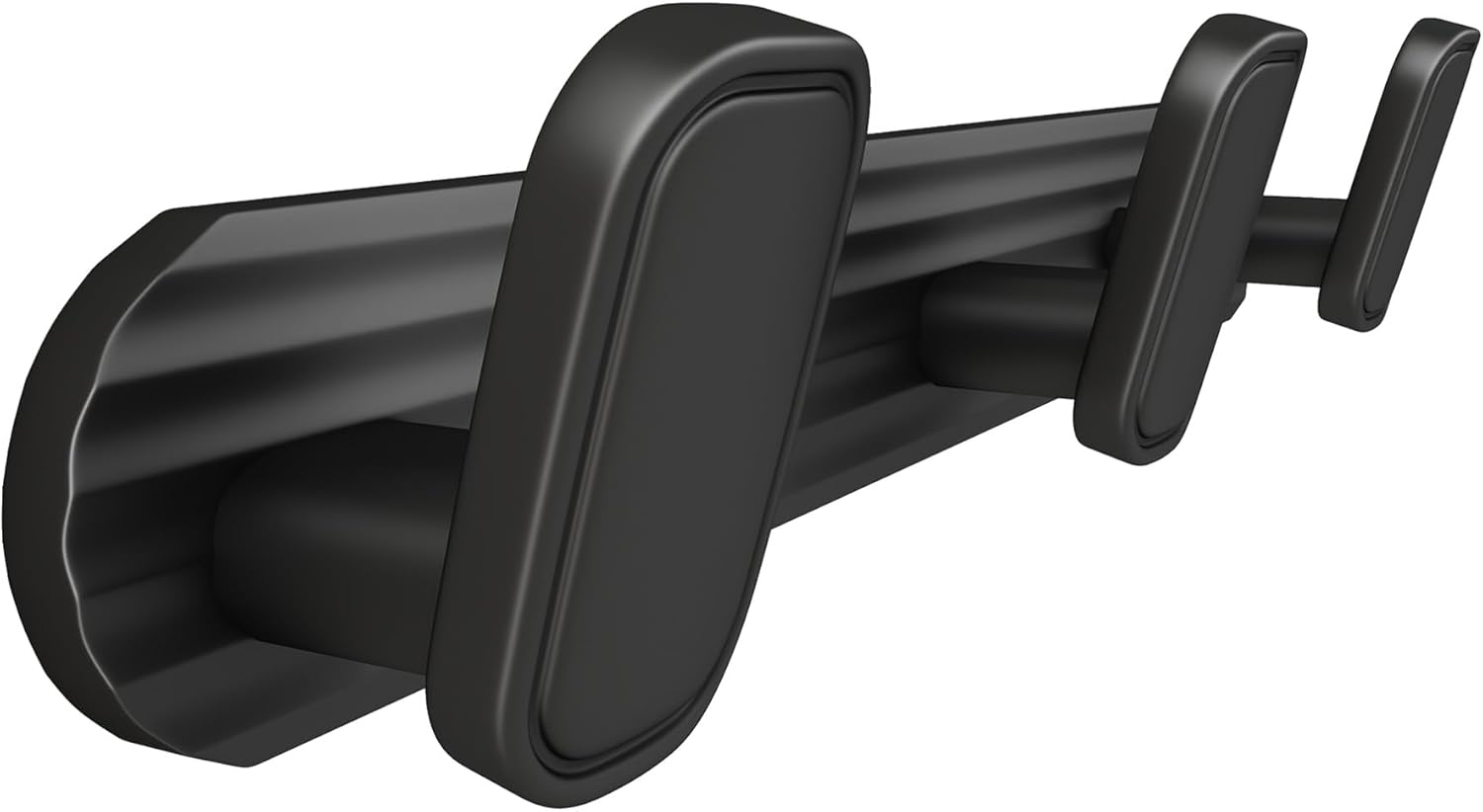 Coat Rack Wall Mount Black, 3 Hooks Rack Metal Coat Hanger Wall for Hanging Hat Purse and Robes, Towel Hook for Bathrooms and Entryway (1 Pack)
