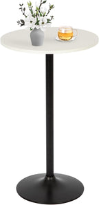PayLessHere Bistro Bar Table 40 Inch Round Table Height Top Pub Table Cocktail for Home, Kitchen and Dining Room
