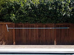Pool Pole Hanger Premium 4pc Black Aluminium Holder Set by Aquatix Pro, Ideal Hooks for Telescopic Poles, Skimmers, Leaf Rakes, Nets, Brushes, Vacuum Hose, Garden Tools and Swimming Pool Accessories