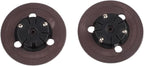 Spindle Hub CD Holder Replacement and Console, Black Motor Turntable Bracket with Beads Stable Disc Playback, Compatible with Systems(2PCS)