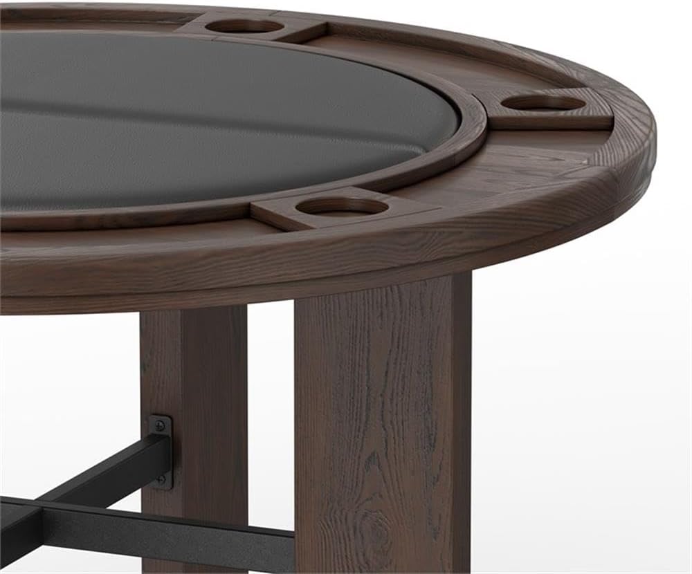 Pemberly Row 2-in-1 Game & Dining Table, 48-Inch Round Table with Flip-To...