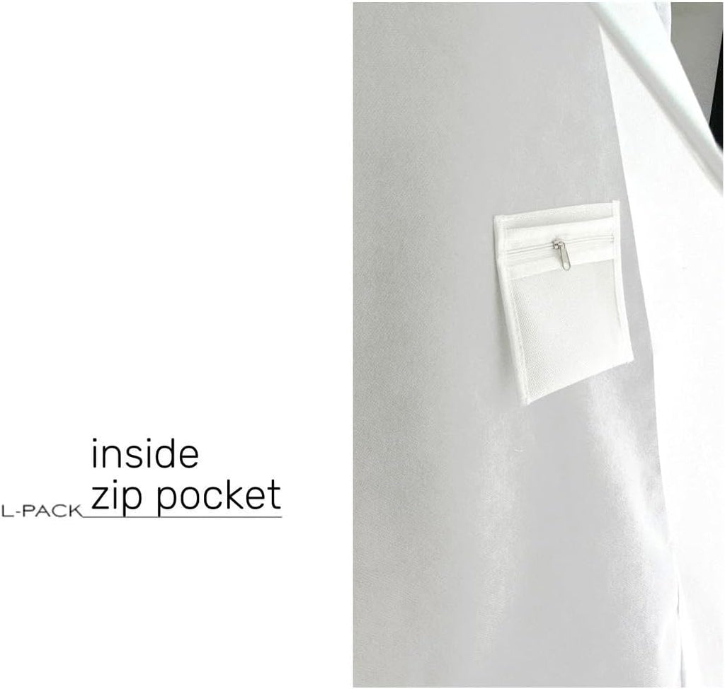 Wedding Dress Garment Bag Extra Long White Clothes Cover for Storage or Travel