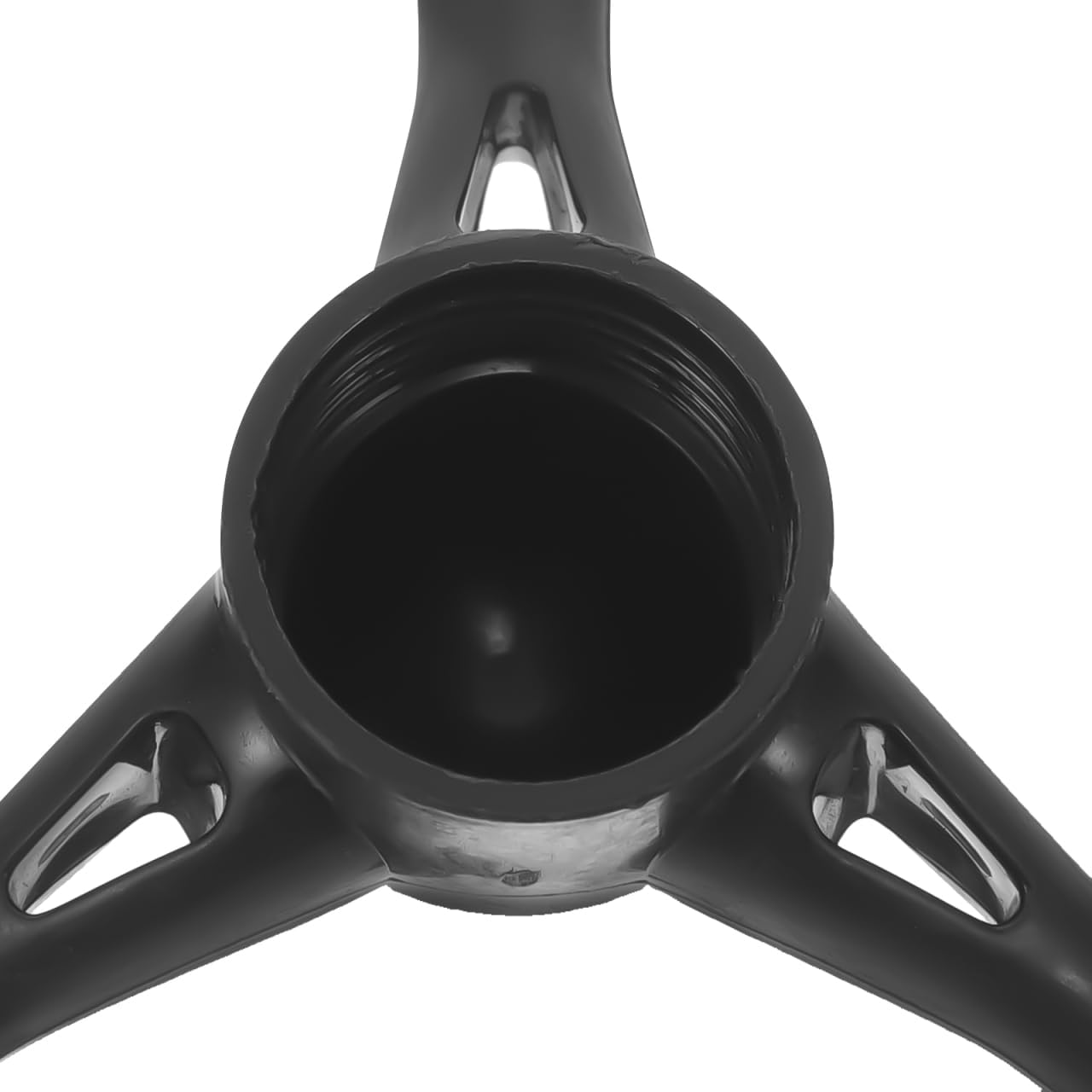 Portable Umbrella Stand Base with Black Tripod Support, Stable Sunshade Holder for Outdoor Use and Travel