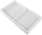 MUSEHOMEINC Solid Wood Under Bed Storage Drawer with 4-Wheels for Bedroom,Wooden Underbed Storage Organizer,Suggested for Queen and King Size Platform Bed