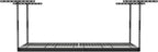MonsterRax Overhead Garage Storage Rack - 4 x 8 Ceiling Racks for Garage Shelving, Organization, Adjustable Hanging Storage, Grey, 12"- 21" Height Adjustment
