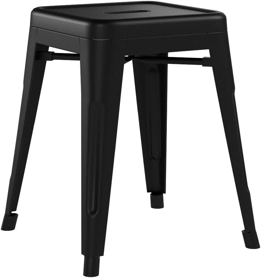 Changjie Furniture 18 Inch Stools Backless Industrial Metal Bar Stool Short S...