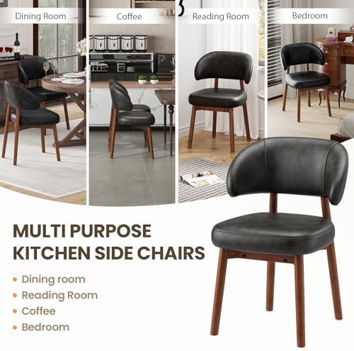 MALOL Wooden Dining Chairs Set of 6, Modern Upholstered Dining Room Kitchen S...