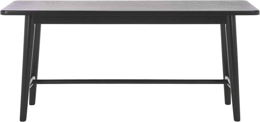 SAFAVIEH Home Collection - Florent Rectangular Bench, Black Finish Seating (B...