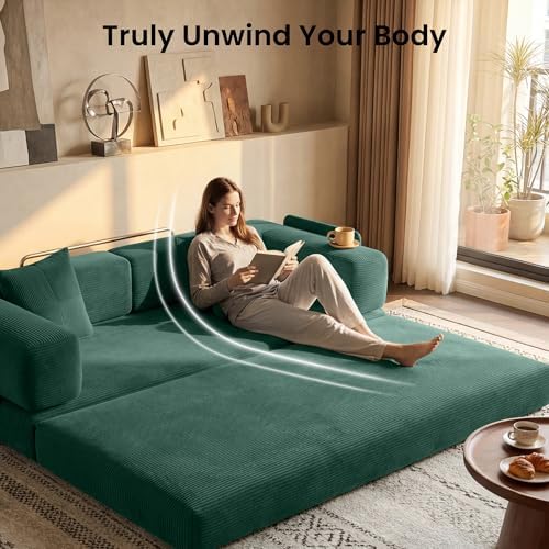 78.8" Convertible Futon Sofa Bed, Couch for Living Room | Corduroy Loves...