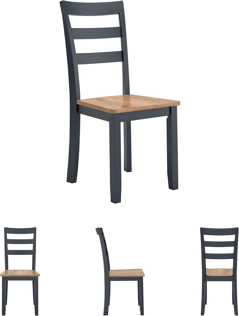 Signature Design by Ashley Gesthaven Ladder Back Dining Chairs, Set of 2
