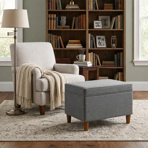 Spatial Order Home Decor | Dinah Collection Modern Storage Ottoman | Ottoman ...