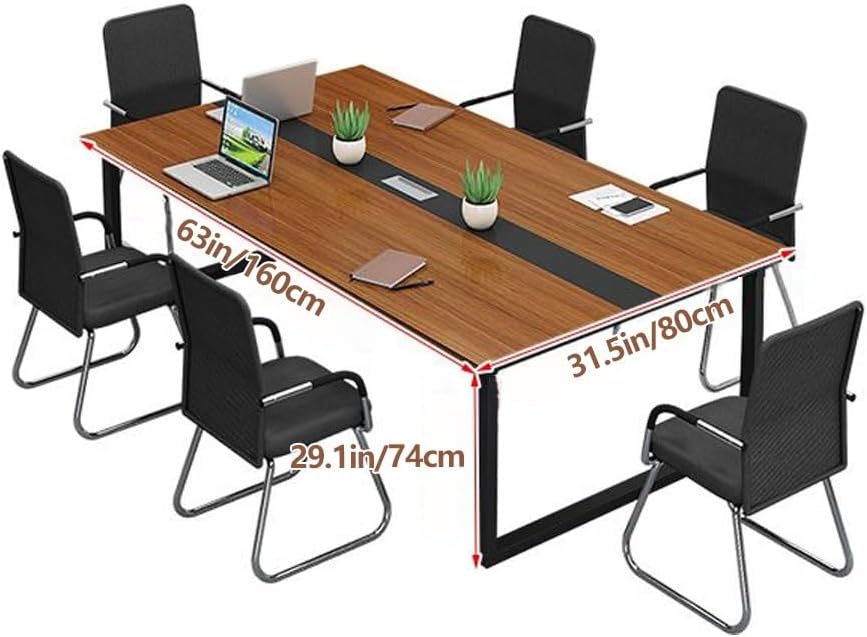 Generic Modern Office Conference Table, 63"L*31.5"W*29.1H/160*80*74...