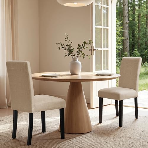 HOMYZOO Dining Chairs Set of 4, Upholstered Dining Room Chairs with Padded Se...