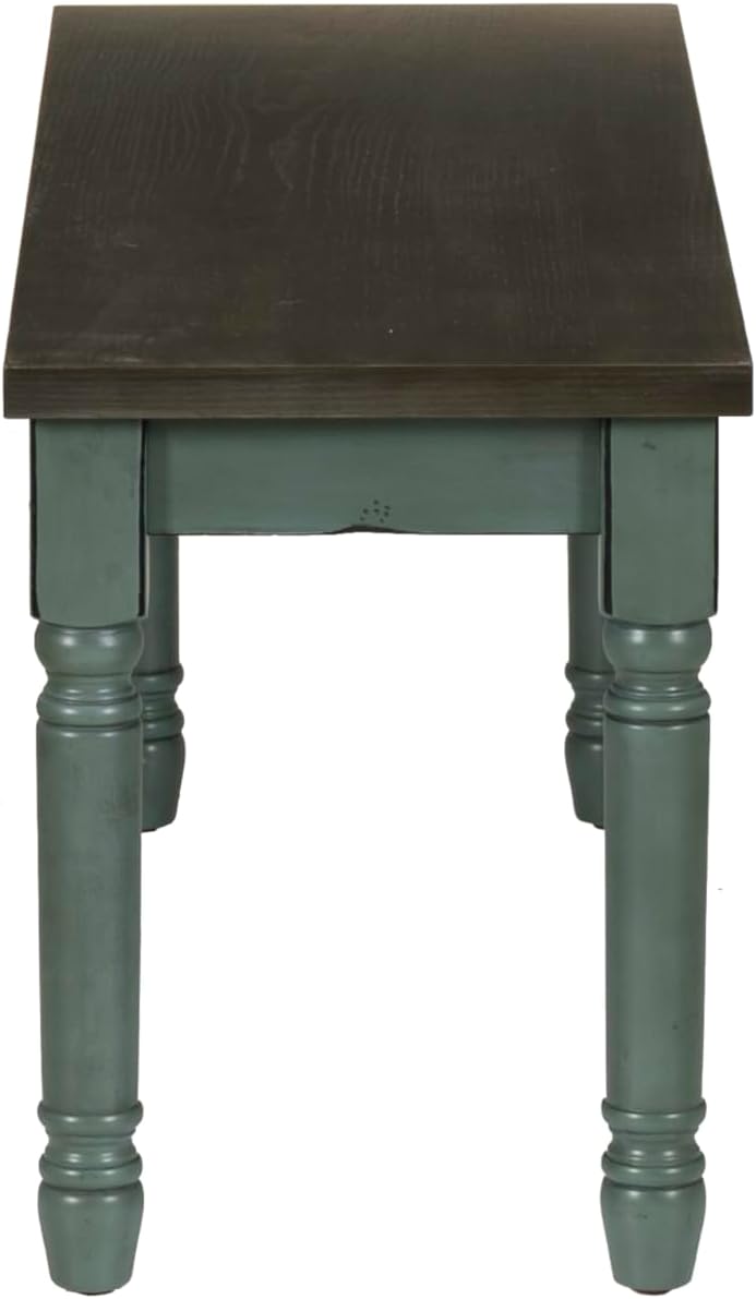Powell Furniture Willow Dining Bench, Multicolor, 40”W x 14.02”D x 18.31”H