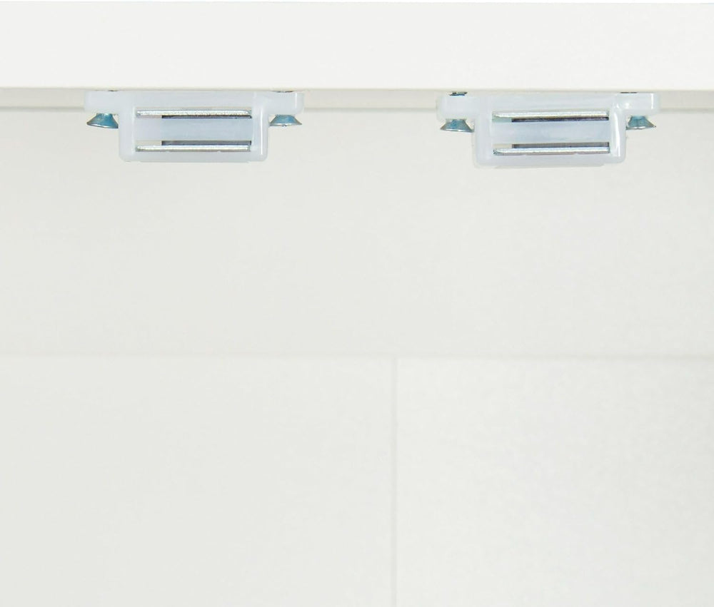 White Pantry Cabinet with 2 Doors and Adjustable Shelves, 70.87" Tall Ki...