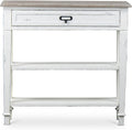 Baxton Studio Dauphine Traditional French 1-Drawer Accent Console Table, White
