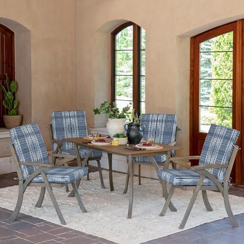 ARDEN Outdoor Dining Chair Cushion, 20 in x 20 in, Weather-Proof, Rain-Proof,...