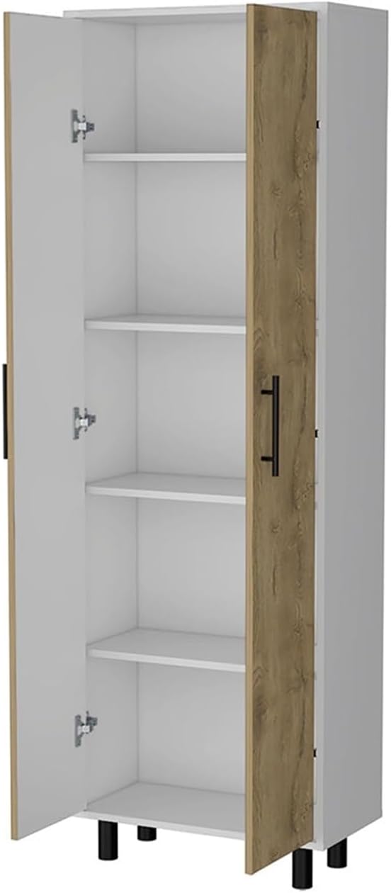 2-Door 5-Shelf Kitchen Pantry Large Capacity Storage Dining Cabinet,for Kitchen