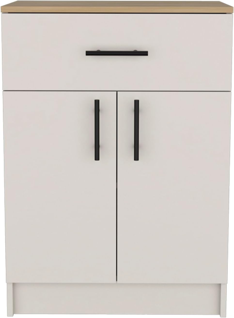 Pantry Cabinet Netal, Kitchen, Ivory/Natural Oak