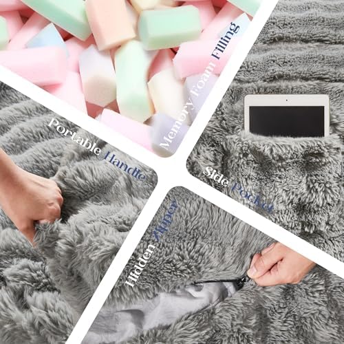 Hobestluk Adults Bean Bag Chair 5FT Big BeanBag Chair Giant Large Oversized |...