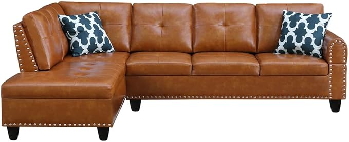 Evan Sectional Sofa for Living Room, Apartment, Bedroom, Office