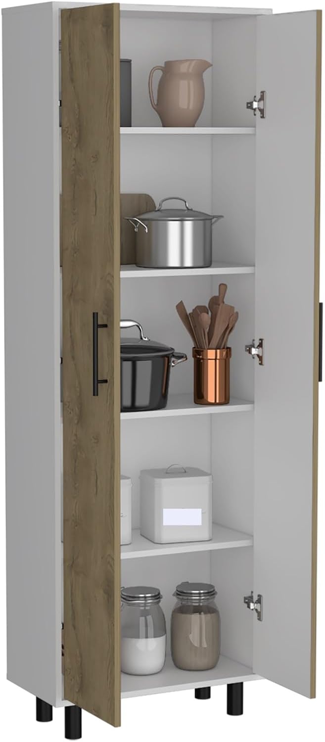 Modern Contemporary Multistorage Cabinet, Storage Locker with Five Shelves,fo...