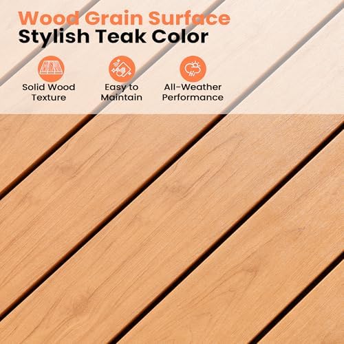 Pellebant 11-Piece Outdoor Patio Dining Table Set for 10 Person