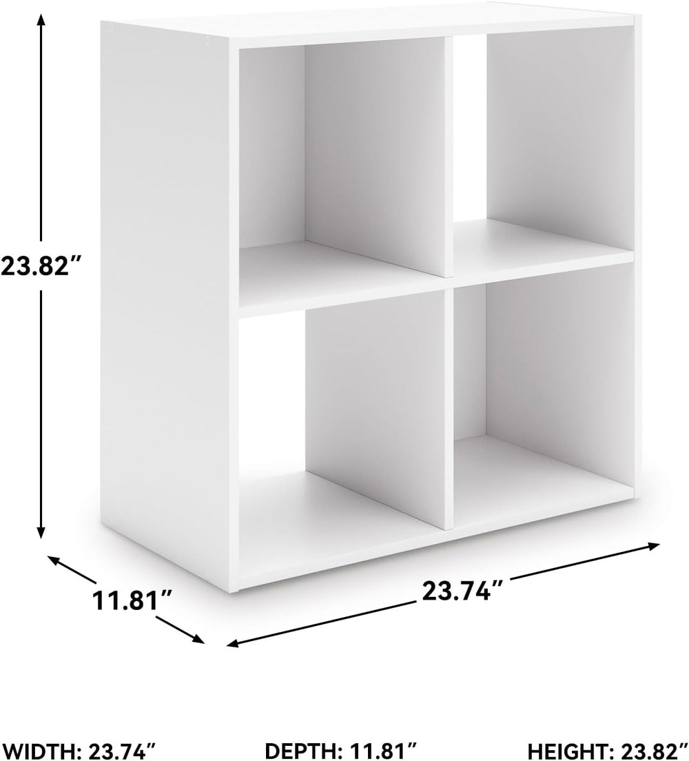 Signature Design by Ashley Onita Contemporary 4 Cube Organizer for Storage, F...