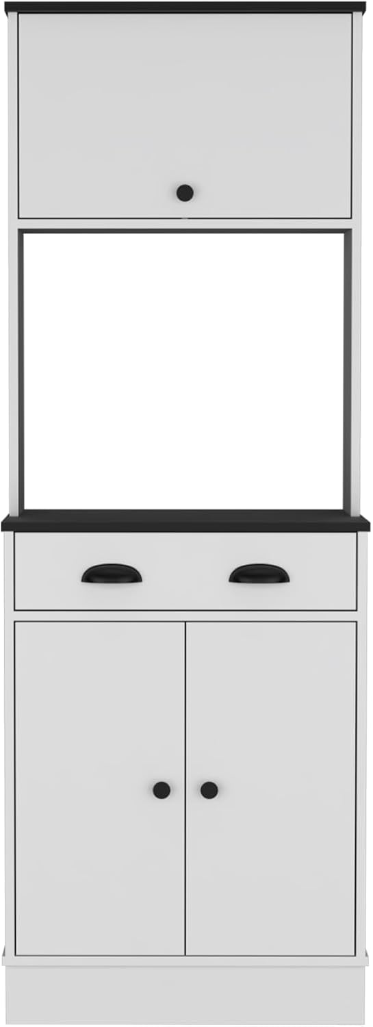 Tampa Kitchen Pantry with Drawer and 2 Cabinets