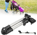 Stainless Steel Umbrella Stands 360 Degree Outdoor Stroller Shading Umbrella Holder (Versatile black)