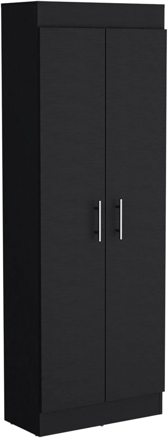23.6" D*11.9" W*66.8" H Freestanding Kitchen Pantry with 4 She...