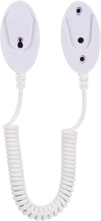 Remote Control Tether Anti-Loss Wall Mount Organizer with Retractable Coil Magnetic Remote Control Holder with Leash No Punch Installation
