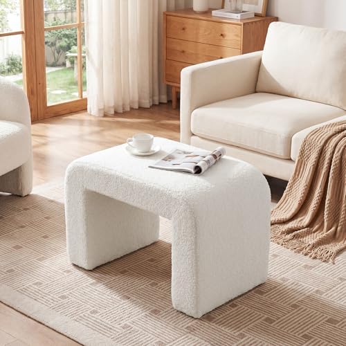 Tribesigns Vanity Stool Chair, Large Foot Stool Ottoman, Modern Foot Rest for...