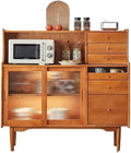 Entryway Cabinet Modern Simple Solid Wood Dining Sideboard Restaurant Cupboard Home Storage Cabinet Sideboard Storage Cabinet