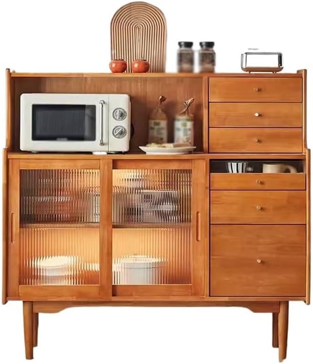 Entryway Cabinet Modern Simple Solid Wood Dining Sideboard Restaurant Cupboard Home Storage Cabinet Sideboard Storage Cabinet