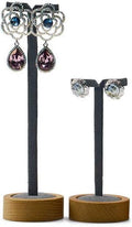 2 Pcs Earrings Display Stands Solid Wood Display Stand Earrings Jewelry Display Photograph (WSM02302)